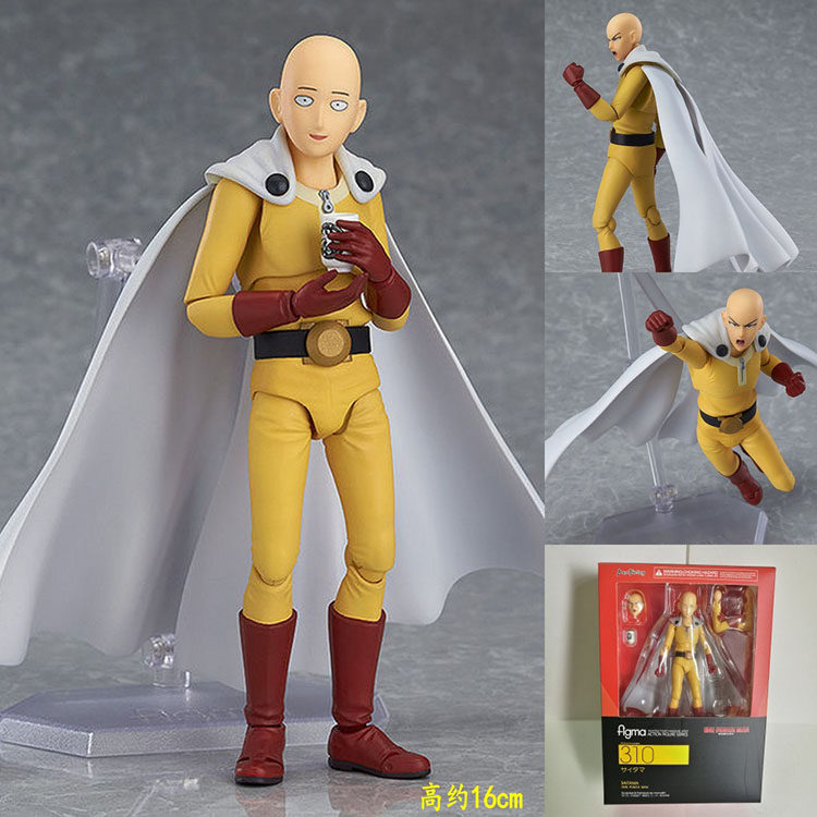 figma310 一拳超人 琦玉 老师 一击男杰诺斯光头可动手办模型摆件