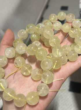 【柠檬晶】水晶手串手饰手链串珠水晶手链轻奢高级感天然水晶手链