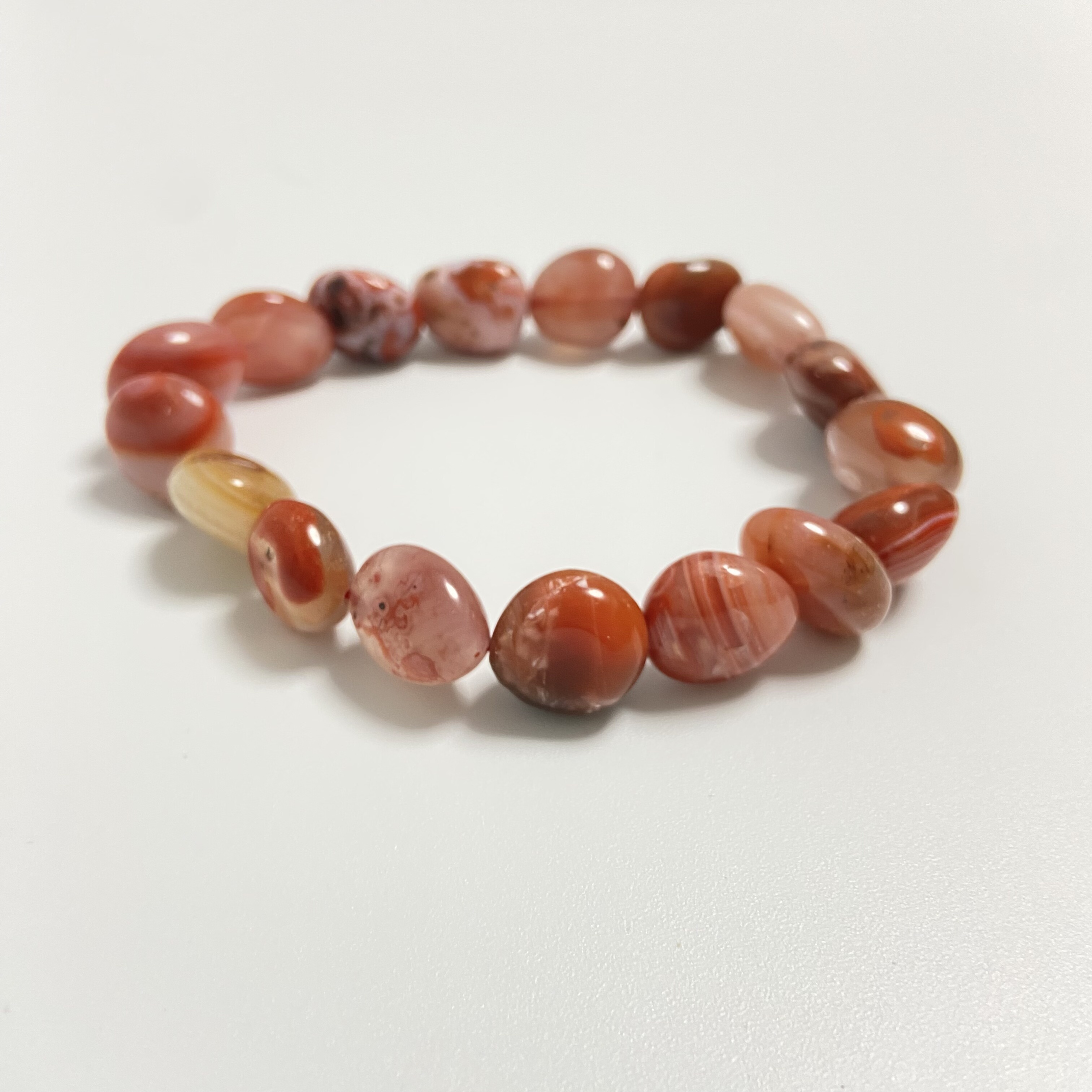 天然南红原石随形珠手串男女款12-13mm/19cm