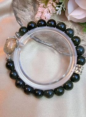 天然绿发晶搭幽灵魔盒轻奢时尚女士手串W10285