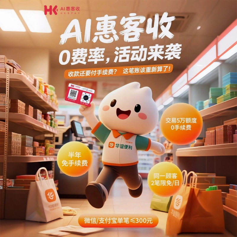 商家智能营销神器NFC碰碰贴拓客推广获客收款音箱0费率AI领券互