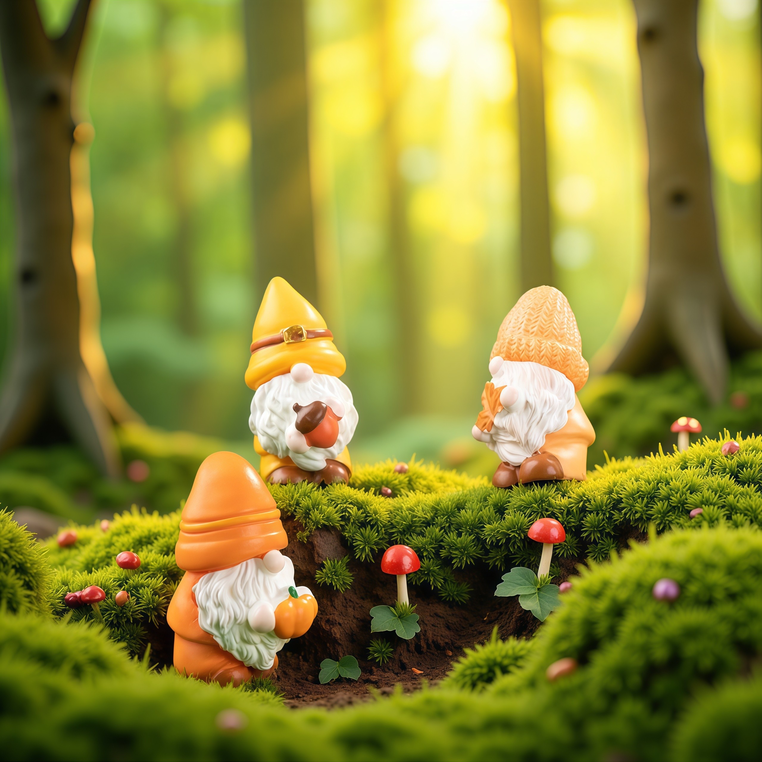 微景观秋日落叶小矮人公仔diy装饰品配件迷你园艺小摆件,家居饰品,桌面摆件,淘宝优惠券,粉丝福利购,淘宝优惠卷