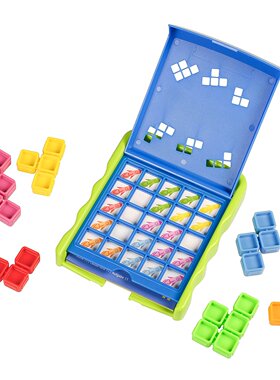 美国LR教育资源获奖桌游俄罗斯重力方块kanoodle幼儿园儿童玩具3+