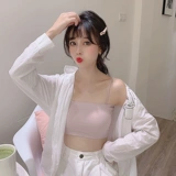 Сексуальная майка топ, топ без лямок, летняя одежда, подходит для подростков, 150см