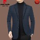 外套 休闲爸爸高端上衣西装 皮尔卡丹春秋新款 男西服中青年商务修身