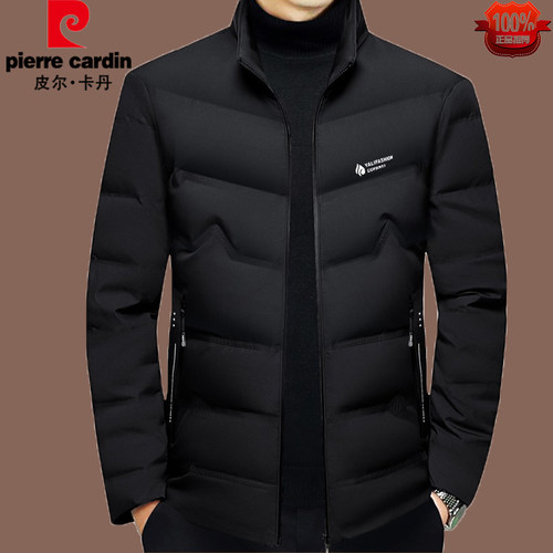 皮尔卡丹休闲羽绒服加厚保暖外套