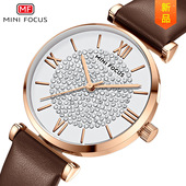 2021新款 学生ins风小众高级感防水女士腕表 品牌网红镶钻手表女款