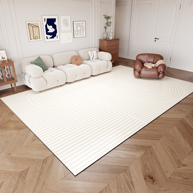 地毯客厅pvc轻奢茶几毯诧寂风北欧皮革防滑防水茶几地垫可擦免洗