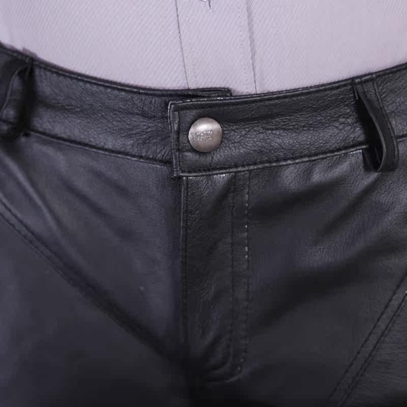 Pantalon cuir homme droit pour hiver - Ref 1486428 Image 3