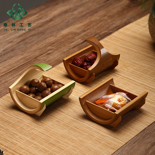 复古干果盘茶点盘瓜子点心收纳