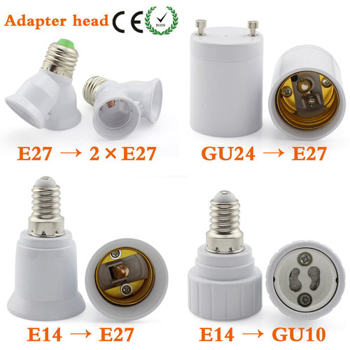 螺口卡口插针灯座底座E27 Gu24 E14螺旋插座 B22转接头MR16灯具