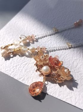 一梦星河原创设计新中式民族风复古小众古风仙气灵动可拆卸项链