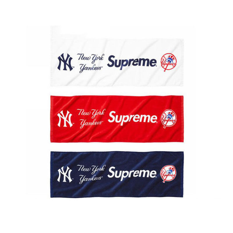 supreme纯棉运动毛巾男士运动毛巾