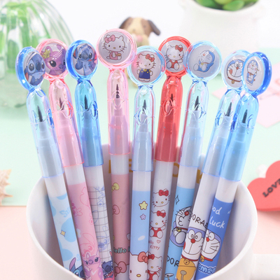 子弹铅笔猫咪免削铅笔小学生创意积木铅笔可换替芯自动铅笔下蛋笔
