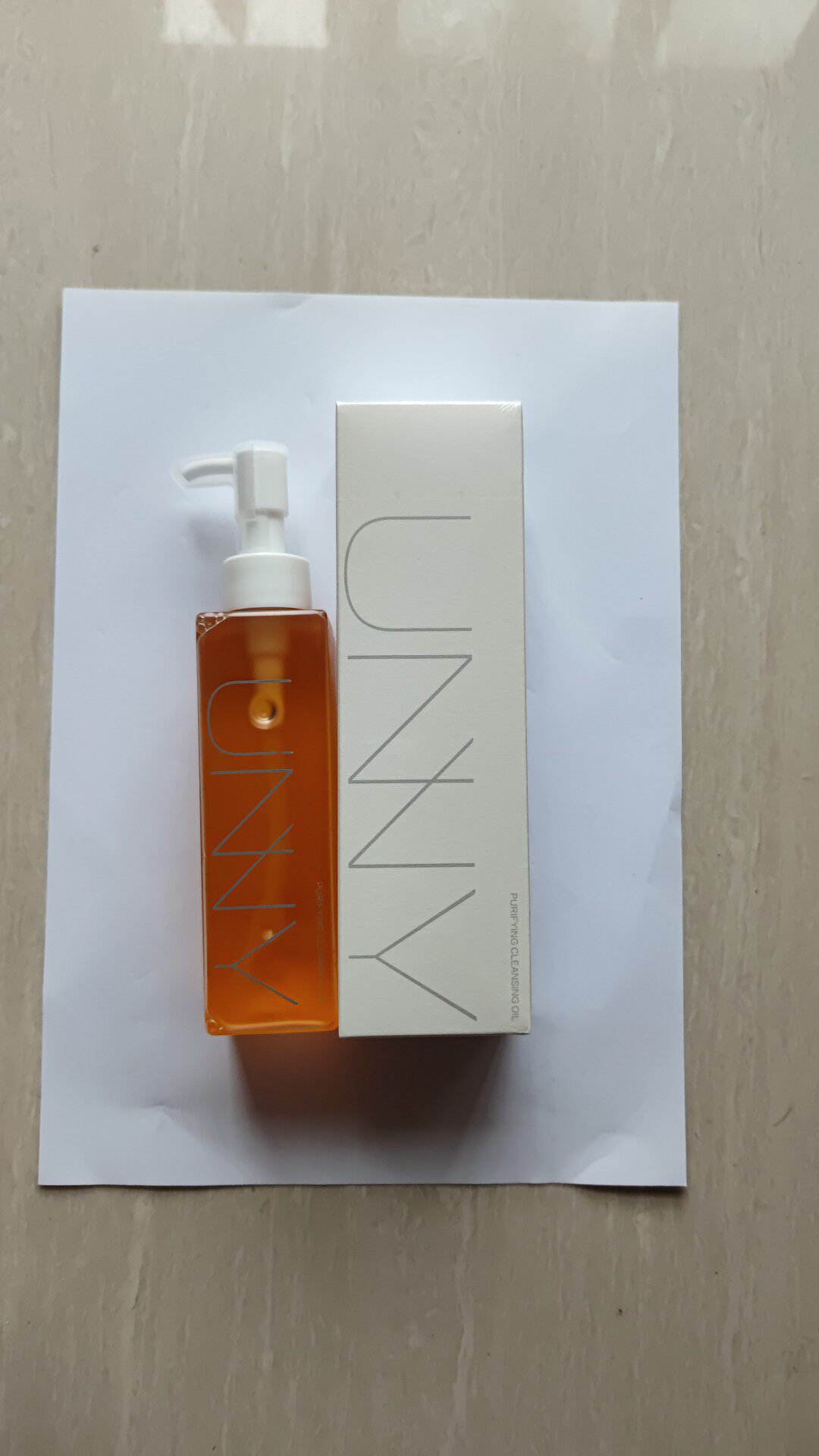 unny卸妆油悠宜虾青素清肌卸妆水眼脸唇三合一温和深层清洁150ml