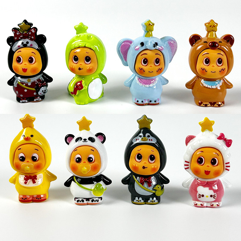 卡通小动物星星人可爱盲袋萌粒diy饰品挂件公仔桌面摆件树脂配件,家居饰品,桌面摆件,淘宝优惠券,粉丝福利购,淘宝优惠卷