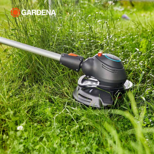 德国进口嘉丁拿充电式打草机手持修剪草坪除草锂电动割草机14701