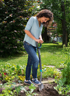 德国进口嘉丁拿GARDENA家用园艺挖土植树种花农用工具铁锹铲17012