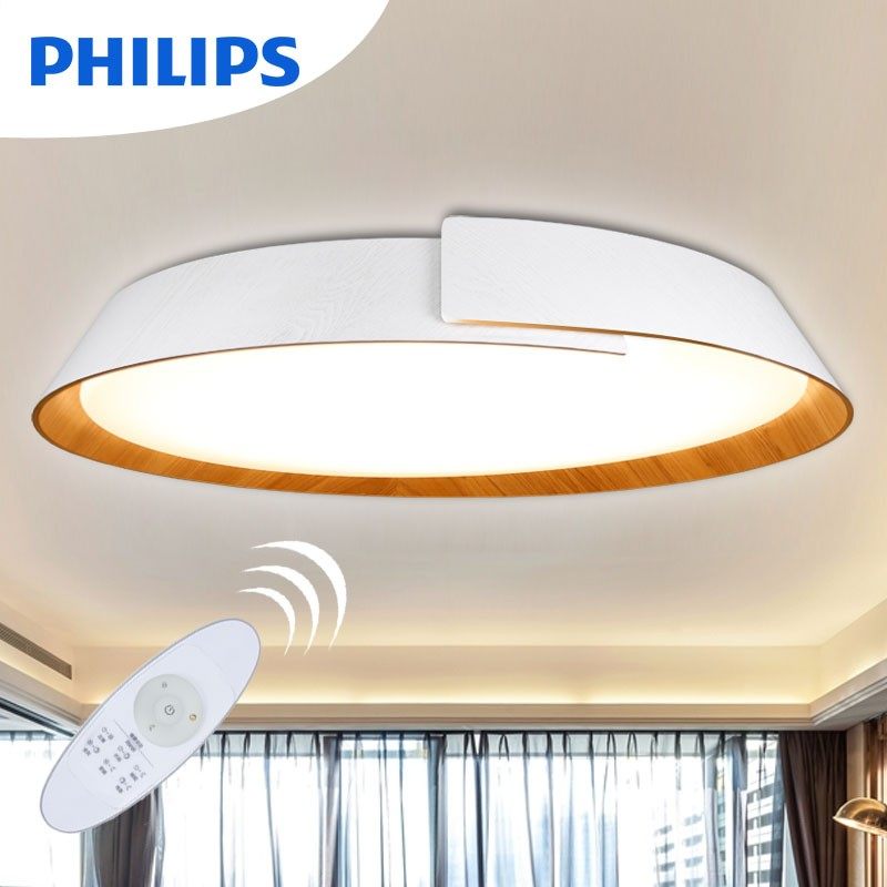 飞利浦 LED吸顶灯 简约圆形现代中式客厅灯实木典雅卧室灯具逸合,家装灯饰光源,客厅吸顶灯,淘宝优惠券,粉丝福利购,淘宝优惠卷