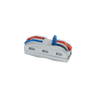 SPL-2/3/4二进二出快速接线端子排 对接头分并线柱连接器软电线夹