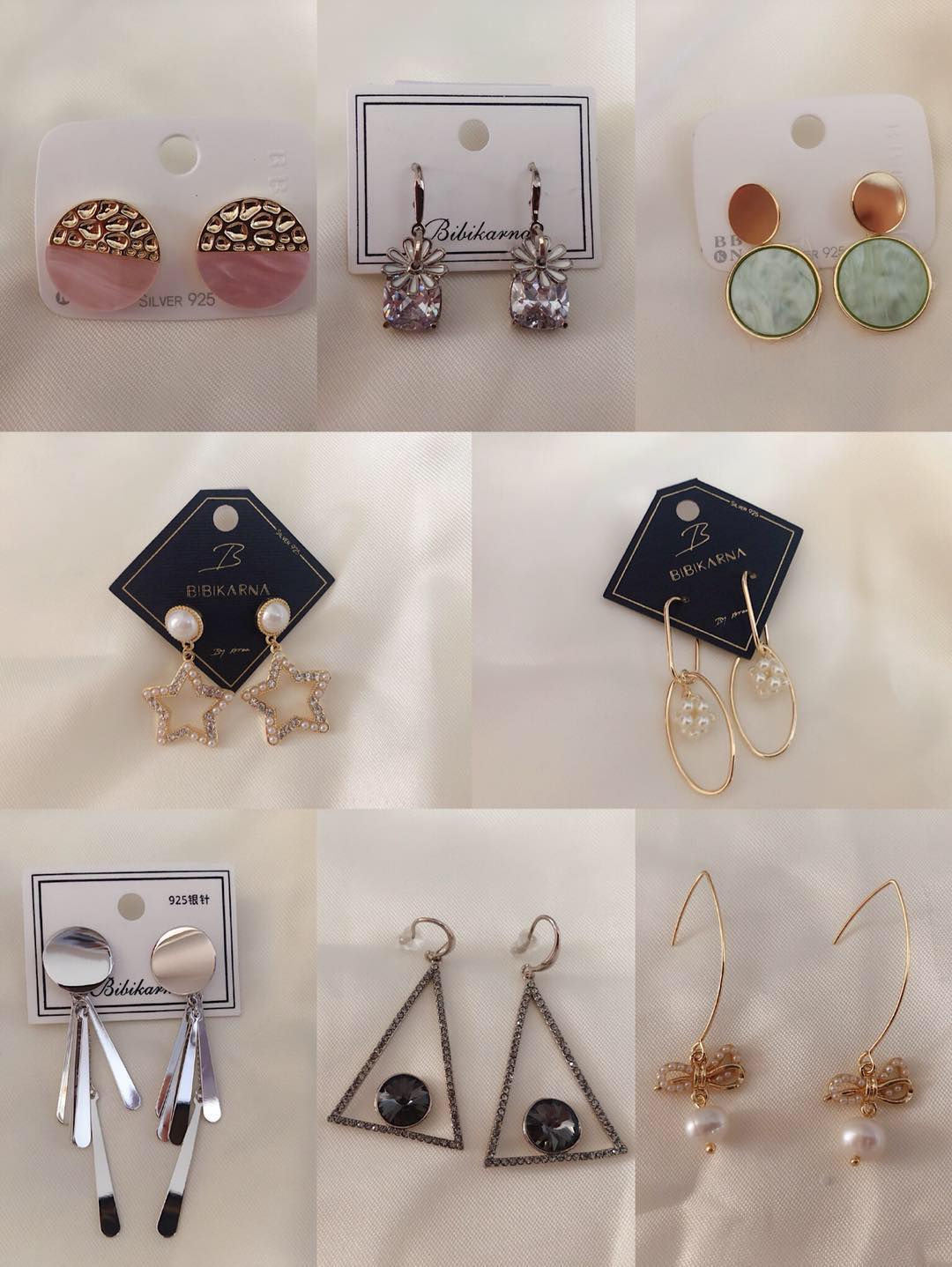 韩国925银针韩国小众款风925银针