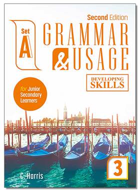 HKDSE考试 英语书 Developing Skills: Grammar & Usage for Junior   Secondary Learners 3 (Set A)