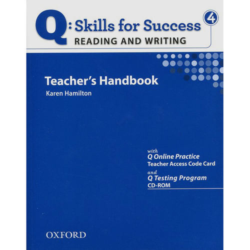 现货牛津单项阅读写作Q:Skills for Success读写训练4级教师用书