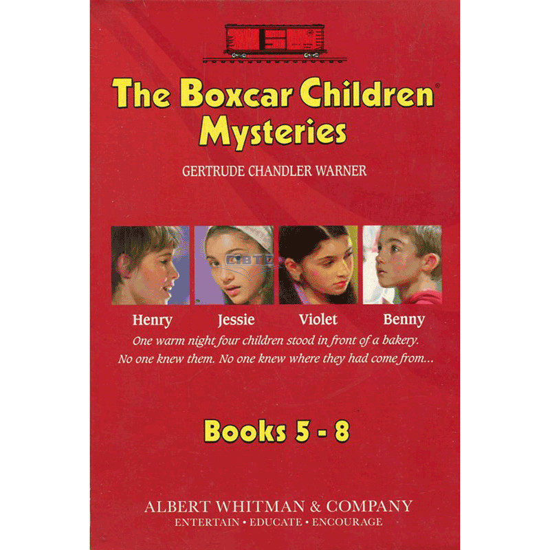 英文原版童书 Boxed Set #2-Boxcar Children(#5-#8) 棚车少年