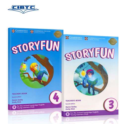 现货 进口原版 剑桥少儿英语 YLE考试 Storyfun for Movers 第二版 教师用书带download音频（两本装）