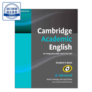 Book Cambridge English for 9780521165211 现货 Course Advanced Academic Integrated Student’s Eap Skills