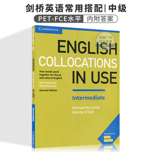 Collocations Intermediate 第二版 现货立发 English Use 剑桥中级英语搭配 进口英文原版 带答案