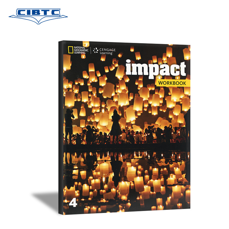 进口 美国国家地理中学英语教材 American Impact Level 4 练习册