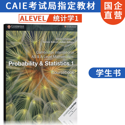 现货 原版 剑桥 AS & A LevelMathematics Probability and Statistics 1 数学概率与统计学 1 学生用书