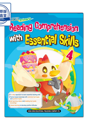 现货 小四教图小学英语阅读理解 HKEP Primary: Reading Comprehension with Essential Skills P4 (2024 Ed.)-9789882460393