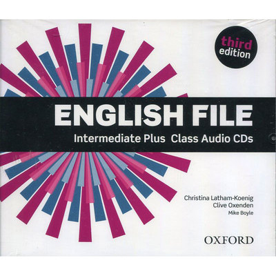 现货 牛津 English File 第三版Intermediate Plus 课文CDs
