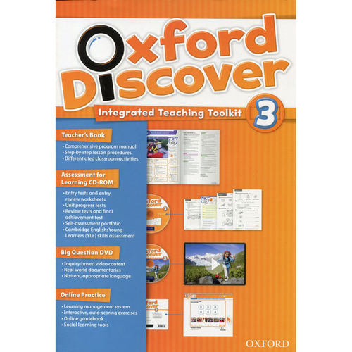 全新教材牛津英语Oxford Discover 3级教师用书资源手册带光碟