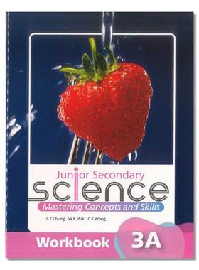 初中科学 Junior Secondary Science Mastering Concepts and Skill Workbook 3A 出版社：Oxford University Press 9789888837298