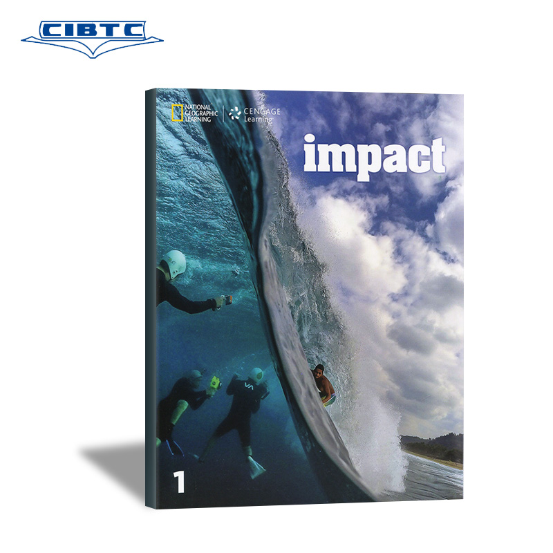 现货 进口 美国国家地理中学英语教材 American Impact Level 1 学生用书