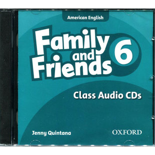 原版牛津少儿英语教材American Family and Friends 6 课文音频CD
