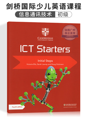 剑桥国际少儿英语课程Cambridge ICT Starters Initial Steps 信息通讯技术(初级)进口原版英文教材-9781108463515
