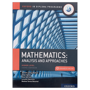 牛津IB教材 Oxford IB Diploma Programme IB Mathematics: analysis and approaches, Higher Level, Print and Enhanced