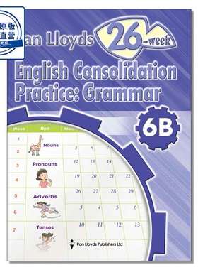 香港小学英语26周训练Pan Lloyds 26-week English Consolidation Practice: Grammar (6B)乐思出版社9789888116232