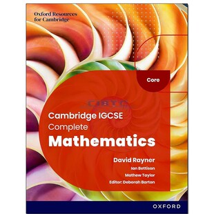现货 新版 牛津IG 数学 NEW Cambridge IGCSE Complete Mathematics Core: Student Book (Sixth Edition) 数学学生用书