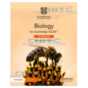 现货 剑桥IG生物 剑桥大学出版 Cambridge Igcse(tm) Biology Workbook with Digital Access 国际预科生物练习册