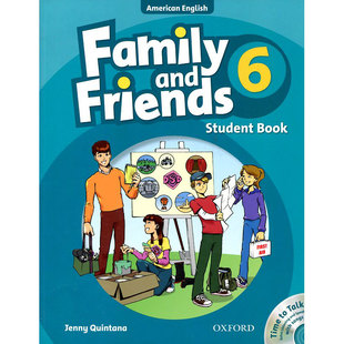 牛津少儿英语 American Family and Friends 6 学生用书带音频CD