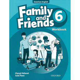 进口原版牛津少儿英语教材American Family and Friends 6 练习册