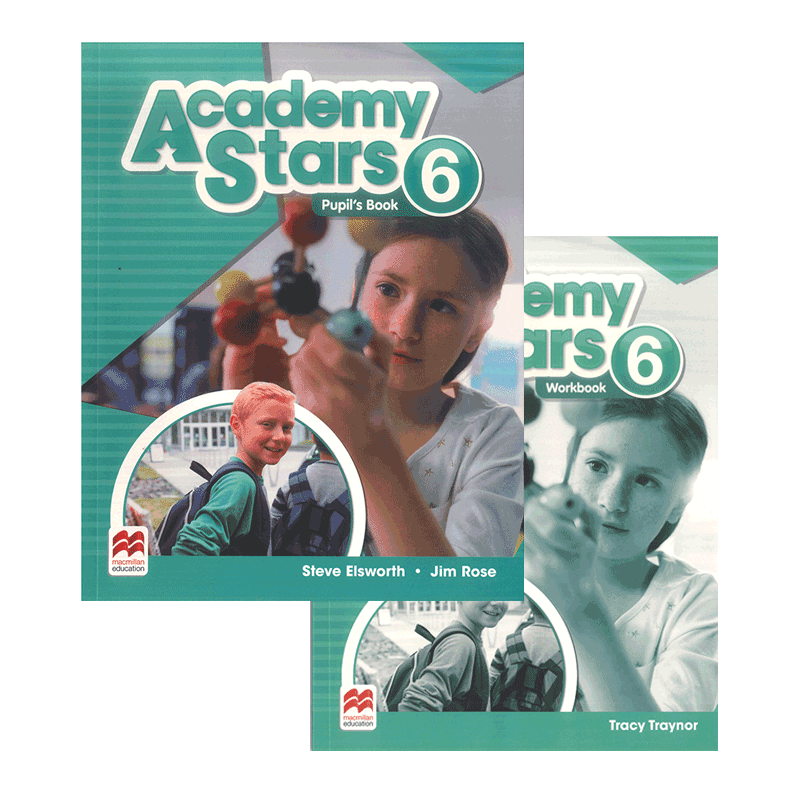 小学 现货 原版麦克米伦少儿英语Academy Stars学院之星 6级 学生书+练习册套装 英语入门零基础英文5-12岁