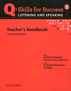 牛津听力口语Q:Skills for Success 5 听说训练5级教师用书