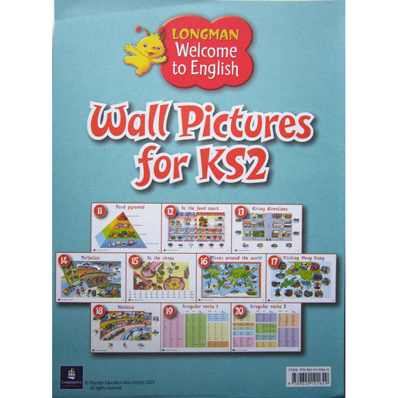 现货 香港朗文Welcome to English 4-6年级海报