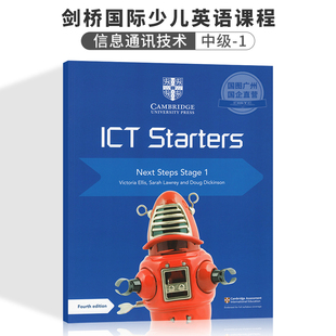 Stage 中级 Next 剑桥国际少儿英语课程Cambridge Steps 英文教材 信息通讯技术 Starters Ict 进口原版